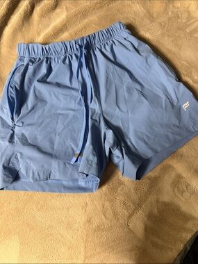 Fabletics Light Blue 5 inch Linerless Men’s Athletic Shorts
